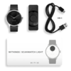 Withings Scanwatch Light / 37mm (Activity, Sleep Tracker / Stainless steel, fkm wristband, sapphire glass) - Black - 4. kép