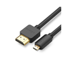 Ugreen HD127 Micro HDMI - HDMI kábel 4K 3D 1.5m fekete - 2. kép