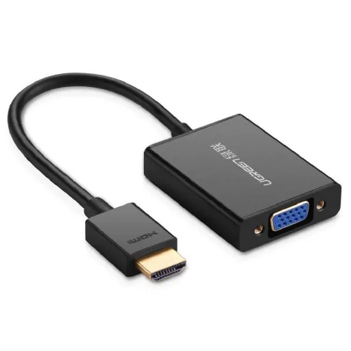 UGREEN MM102 HDMI - VGA átalakító adapter fekete