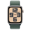 Apple Watch SE2 v3 GPS 44mm Starlight Alu Case with Lake Green Sport Loop - 0. kép