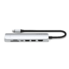  Satechi 7-az-1-ben USB-C karcsú többportos adapter Ethernettel - Ezüst - 0. kép