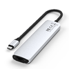  Satechi 7-az-1-ben USB-C karcsú többportos adapter Ethernettel - Ezüst - 3. kép