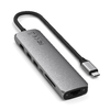  Satechi 7 az 1-ben USB-C Vékony Többportos Adapter Ethernettel - Űrszürke - 3. kép