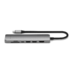 Satechi 7 az 1-ben USB-C Vékony Többportos Adapter Ethernettel - Űrszürke - 4. kép