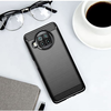 Xiaomi Mi 10T Lite 5G - Szilikon védőtok, karbon minta - Fekete tok - 0. kép
