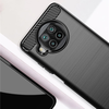 Xiaomi Mi 10T Lite 5G - Szilikon védőtok, karbon minta - Fekete tok - 4. kép