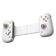 Vezeték nélküli vezérlő (BSP-D8 Pro) - Telefonokhoz, Tabletekhez (Android, iOS, PS4), Bluetooth, RGB világítás, 400mAh - Fehér.