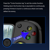 Vezeték nélküli vezérlő (BSP-D8 Pro) - Telefonokhoz, Tabletekhez (Android, iOS, PS4), Bluetooth, RGB világítás, 400mAh - Fehér. - 3. kép