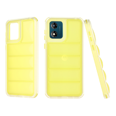 Motorola Moto E13 - Techsuit - Wave Shield - Sárga tok