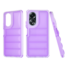 Oppo A58 4G - Techsuit - Wave Shield - Lila. tok