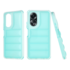 Oppo A58 4G Techsuit - Wave Shield - Türkiz. tok