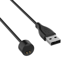 Techsuit - Vezeték nélküli töltőkábel okosórához (TXC1) - Xiaomi Mi Band 5/6/7-hez, USB, 3.5W, 1m - Fekete.