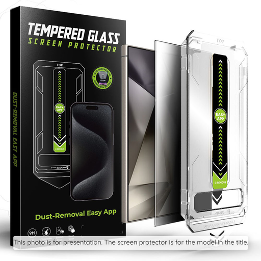 Techsuit - TitanGlass CrystalHD - Privát kijelzővédő Samsung Galaxy S25 / Galaxy S24 készülékekhez. üvegfólia