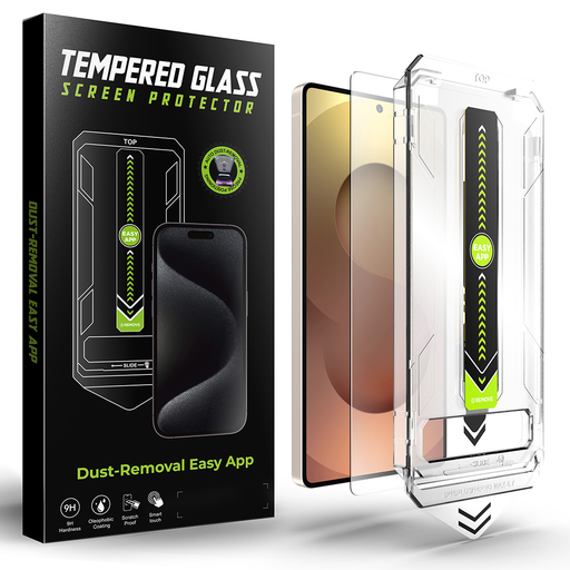 Samsung Galaxy S25 Ultra - Techsuit TitanGlass CrystalHD - Átlátszó kijelzővédő. tok Samsung Galaxy S25 Ultra - Techsuit TitanGlass CrystalHD - Átlátszó kijelzővédő. tok