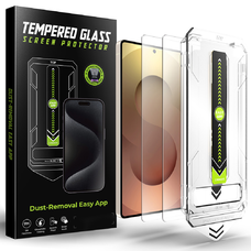 Samsung Galaxy S25 Ultra - Techsuit - TitanGlass CrystalHD (2 csomag) - Átlátszó kijelzővédő. üvegfólia