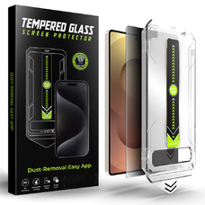Techsuit - Privacy TitanGlass CrystalHD képernyővédő Samsung Galaxy S25 Ultra készülékhez. üvegfólia