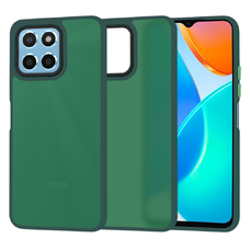 Telefonvédő tok - Techsuit - HaloFrost sorozat - Honor X6 / X8 5G / 70 Lite - Éjféli zöld.