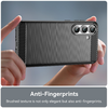 Samsung Galaxy S25 FE - Techsuit - Carbon Silicone - Fekete tok - 1. kép