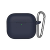 Blueo - Folyékony Szilikon Védőtok - AirPods 4 számára - Sötétkék tok - 0. kép
