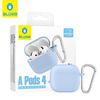 Blueo - Folyékony Szilikon Védőtok - AirPods 4-hez - Égszínkék tok - 1. kép