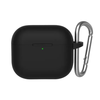  Blueo - Folyékony szilikon védőtok - AirPods 4-hez - Fekete tok - 0. kép