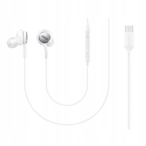 Eredeti vezetékes fülhallgatók Samsung AKG IC100BW GP-TOU021CSKWW USB-C Fehér (bulk EU)