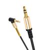 HOCO kábel UPA02 JACK 3.5MM - JACK 3.5MM 1M Fekete - 1. kép