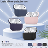  Blueo - Folyékony szilikon védőtok - AirPods Pro 2-höz - Fekete tok - 1. kép