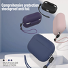  Blueo - Folyékony szilikon védőtok - AirPods Pro 2-höz - Fekete tok - 3. kép