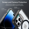  ESR - Klasszikus Kitámasztós HaloLock - iPhone 14 Pro - Átlátszó Fekete tok - 4. kép