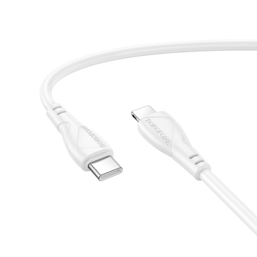 Borofone Kábel BX121 Energy - Type C to Type C - PD 60W 1 méter fehér