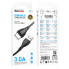 Borofone Cable BX121 Energy - USB to Type C - 3A 1 metre black - 3. kép