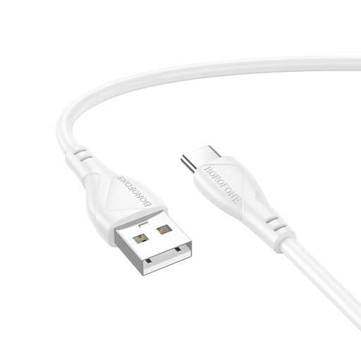 Borofone BX121 Energy kábel - USB to Type-C - 3A 1 méter fehér