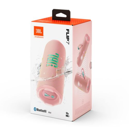 JBL Flip 7 Bluetooth Vezeték Nélküli Hangszóró Rózsaszín EU