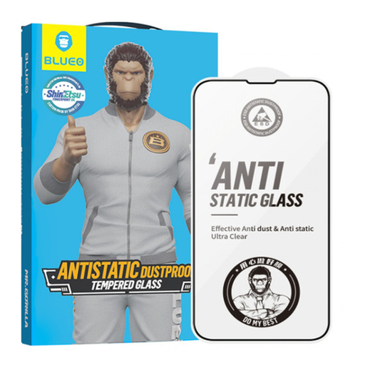 Blueo - Antisztatikus HD Üveg - iPhone XS Max / iPhone 11 Pro Max - Fekete üvegfólia Blueo - Antisztatikus HD Üveg - iPhone XS Max / iPhone 11 Pro Max - Fekete üvegfólia