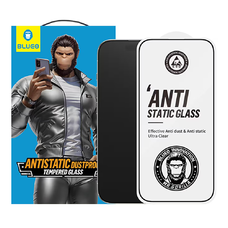  Blueo - Antisztatikus HD Üveg - iPhone 12 / iPhone 12 Pro - Fekete