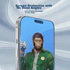  Blueo - Csillogásmentes Üveg - iPhone XS Max / iPhone 11 Pro Max - Fekete üvegfólia - 2. kép