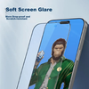  Blueo - Csillogásmentes Üveg - iPhone XS Max / iPhone 11 Pro Max - Fekete üvegfólia - 4. kép