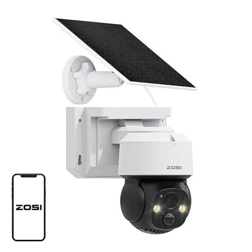 IP kültéri kamera + napelem ZOSI C2914 WiFi 4MP IP66
