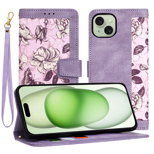 iPhone 15 Plus tok - Techsuit - FlipCraft - Mysterious Purple