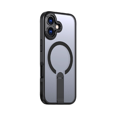  iPhone 17 Fekete Hybrid Armor X tok állvánnyal, MagSafe-kompatibilis
