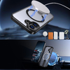  iPhone 17 Fekete Hybrid Armor X tok állvánnyal, MagSafe-kompatibilis - 2. kép