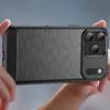 Karbon tok iPhone 17 Pro - fekete - 3. kép