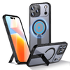  iPhone 17 Pro Max Hybrid Armor X tok állvánnyal, MagSafe kompatibilis - fekete - 0. kép