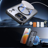  iPhone 17 Pro Max Hybrid Armor X tok állvánnyal, MagSafe kompatibilis - fekete - 2. kép