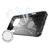 Hybrid Armor iPhone 17 Pro Max tok - fekete - 4. kép