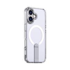  iPhone 17 Átlátszó Hybrid Armor X tok állvánnyal, MagSafe kompatibilis