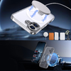  iPhone 17 Átlátszó Hybrid Armor X tok állvánnyal, MagSafe kompatibilis - 2. kép