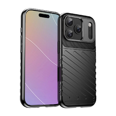 Thunder tok iPhone 17 Pro Max - fekete tok
