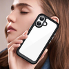 Outer Space fliptok iPhone 17-hez - fekete átlátszó tok - 3. kép
